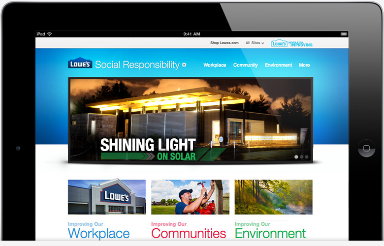 Responsive Social Responsibility Website