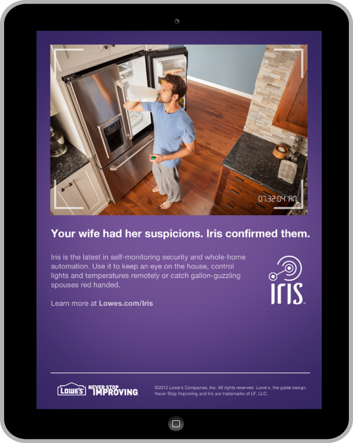 Iris Tablet Ad